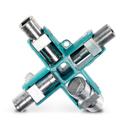 Phoenix Contact Control Cabinet Key - Universal; SF-CCK 9; 5-19mm Square; 7-11mm Triangle; 3-5mm 2-Way; 6mm Semicircle